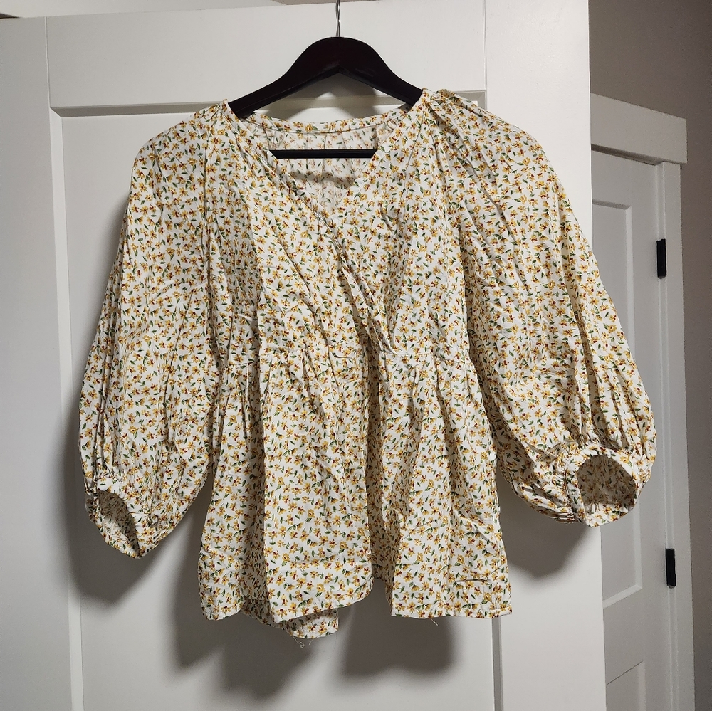 Handmade Wrap Cotton top
